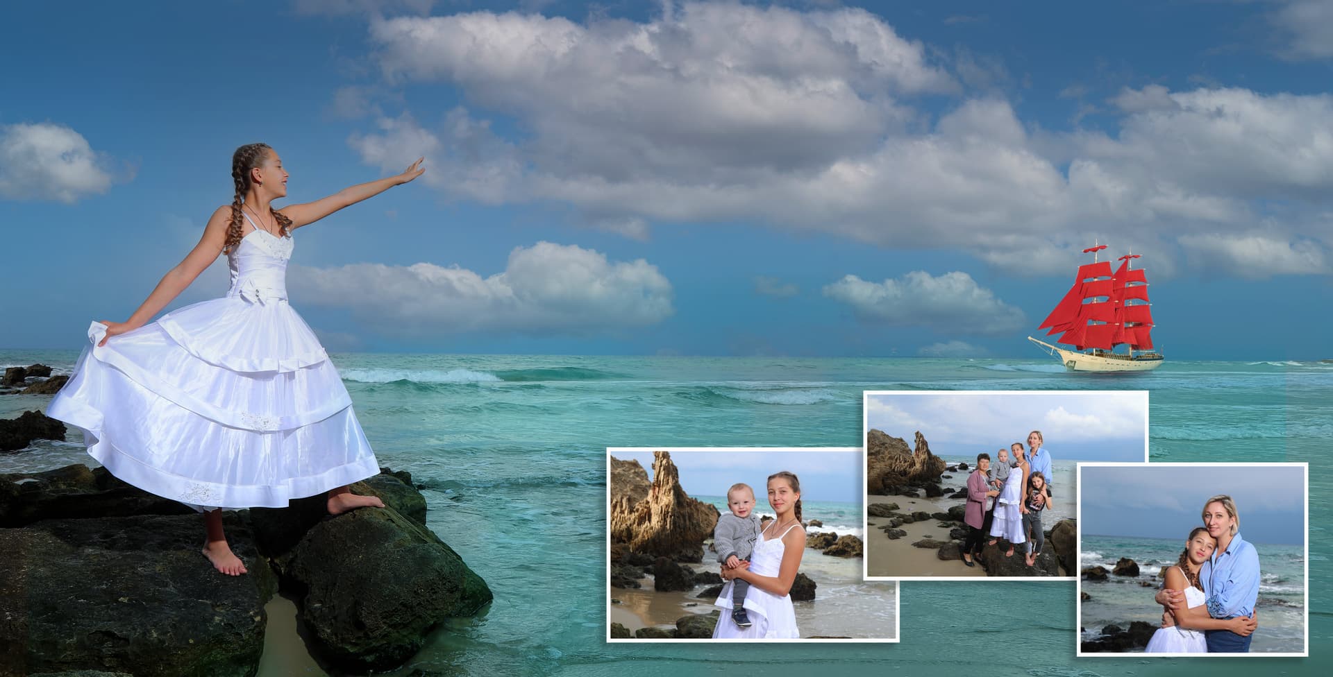 Bat Mitzvah event photography wide panorama