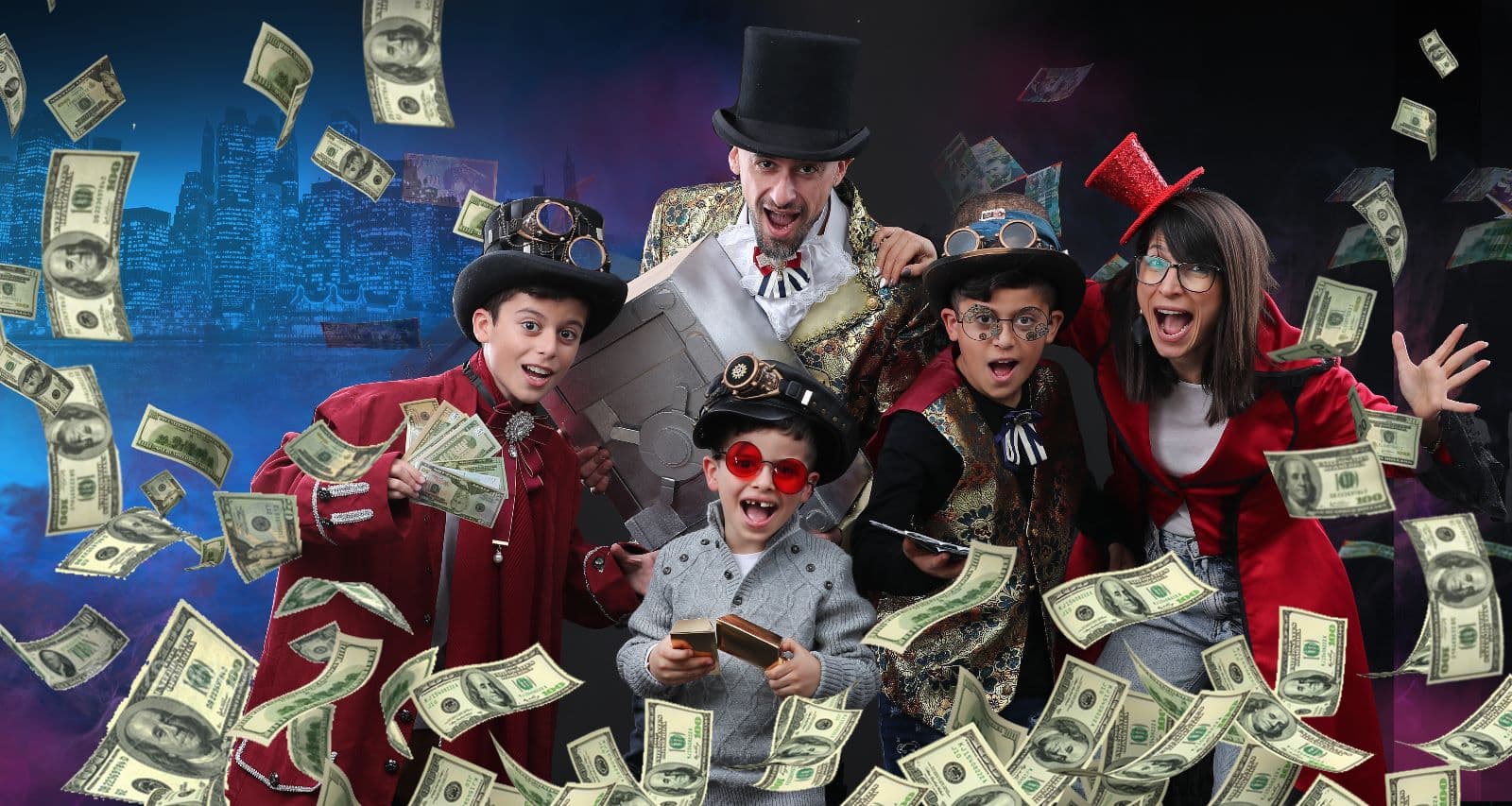 Family portrait photography outdoor